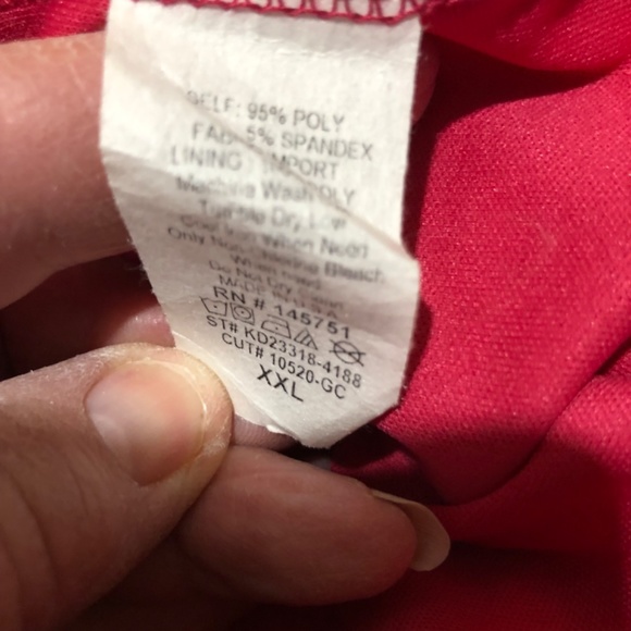 Hawthorn Knee Length Dress Size XXL Red - Picture 5 of 5